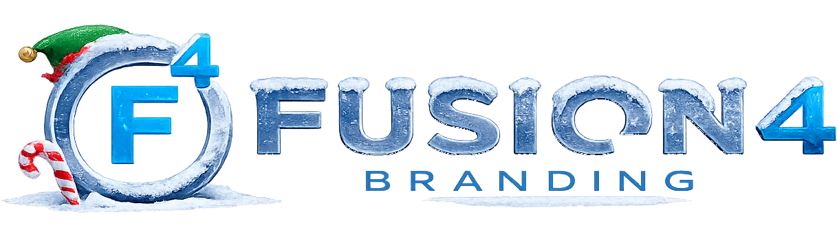 Fusion4Branding holiday logo
